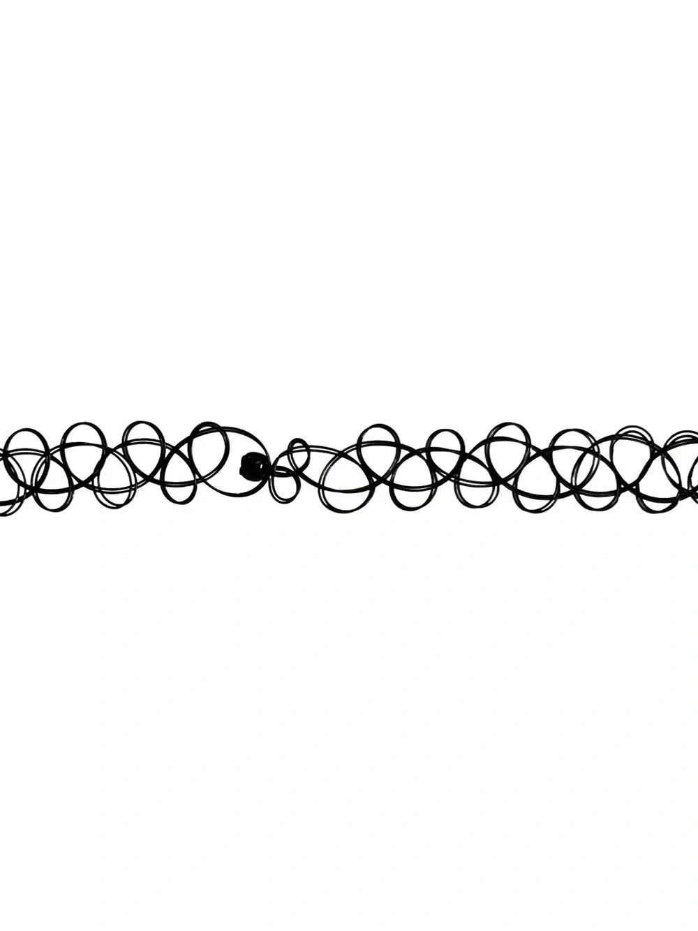 Pink Apple Charm Tattoo Choker Necklace